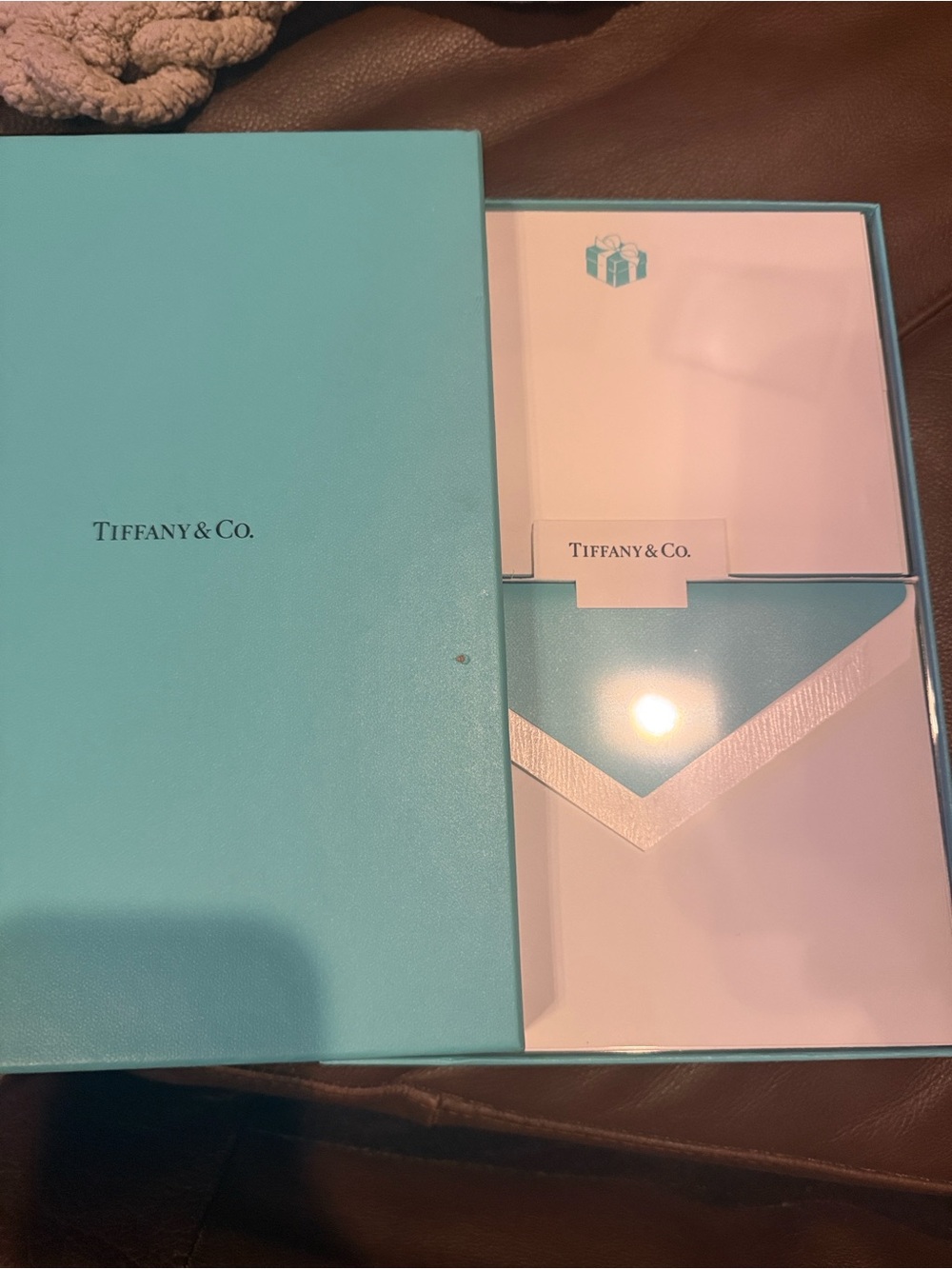 Tiffany & Co. Blue and White Branded Stationery Set